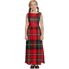 Boyd Modern Tartan 2 Kids  Satin Sleeveless Maxi Dress