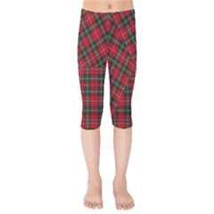 Boyd Modern Tartan Kids  Capri Leggings  by tartantotartansred