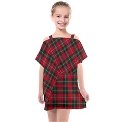 Boyd Modern Tartan Kids  One Piece Chiffon Dress by tartantotartansred