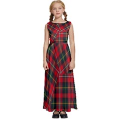 Boyd Modern Tartan Kids  Satin Sleeveless Maxi Dress by tartantotartansred