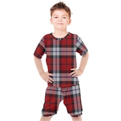 Brodie Dress Tartan Kids  Tee And Shorts Set by tartantotartansred