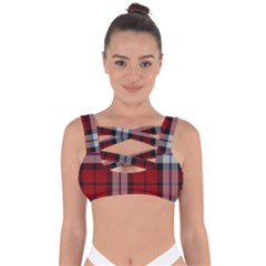 Brodie Dress Tartan Bandaged Up Bikini Top by tartantotartansred