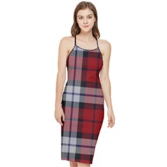 Brodie Dress Tartan Bodycon Cross Back Summer Dress by tartantotartansred