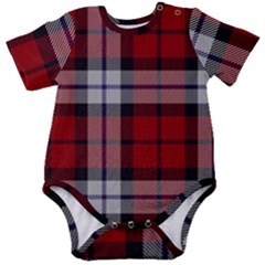 Brodie Dress Tartan Baby Short Sleeve Onesie Bodysuit by tartantotartansred