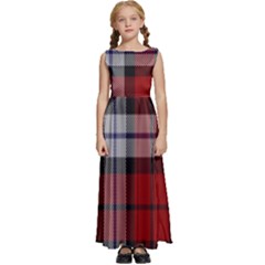 Brodie Dress Tartan Kids  Satin Sleeveless Maxi Dress by tartantotartansred