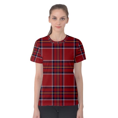 Brodie Clan Tartan 2 Women s Cotton Tee by tartantotartansred