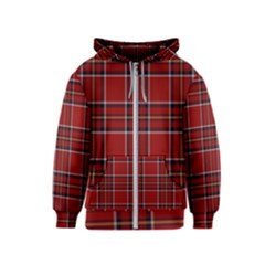 Brodie Clan Tartan 2 Kids  Zipper Hoodie