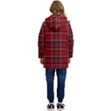 Brodie Clan Tartan 2 Kid s Hooded Longline Puffer Jacket View4