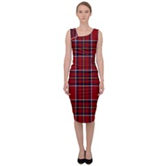 Brodie Clan Tartan 2 Sleeveless Pencil Dress