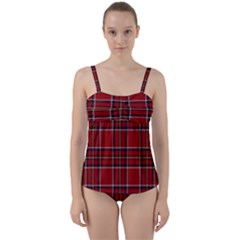 Brodie Clan Tartan 2 Twist Front Tankini Set