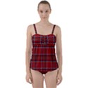 Brodie Clan Tartan 2 Twist Front Tankini Set View1