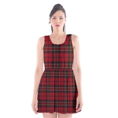 Brodie Clan Tartan Scoop Neck Skater Dress by tartantotartansred