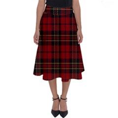 Brodie Clan Tartan Perfect Length Midi Skirt by tartantotartansred