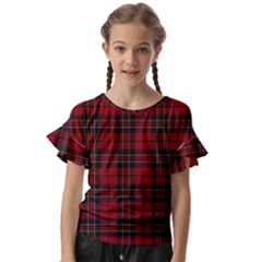 Brodie Clan Tartan Kids  Cut Out Flutter Sleeves by tartantotartansred