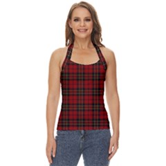 Brodie Clan Tartan Basic Halter Top by tartantotartansred