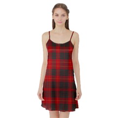 Cameron Clan Modern Tartan Satin Night Slip by tartantotartansred