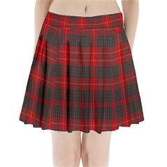 Cameron Clan Modern Tartan Pleated Mini Skirt by tartantotartansred