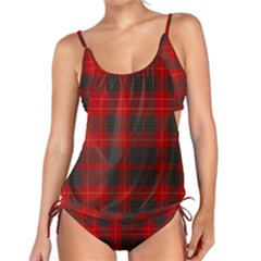 Cameron Clan Modern Tartan Tankini Set by tartantotartansred