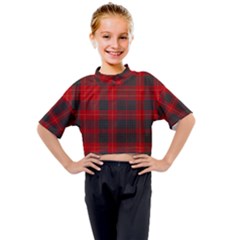 Cameron Clan Modern Tartan Kids Mock Neck Tee