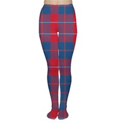 Galloway Red Modern Tartan Tights