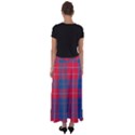 Galloway Red Modern Tartan Flared Maxi Skirt View2