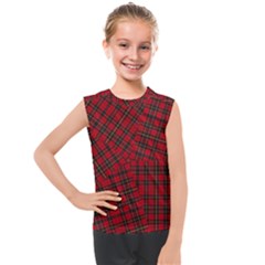 Wallace Modern Kids  Mesh Tank Top by tartantotartansred