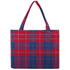 Galloway Red Modern Tartan Mini Tote Bag