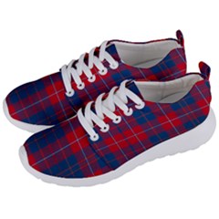 Galloway Red Modern Tartan Men s Lightweight Sports Shoes by tartantotartansred2