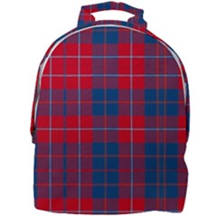 Galloway Red Modern Tartan Mini Full Print Backpack by tartantotartansred2