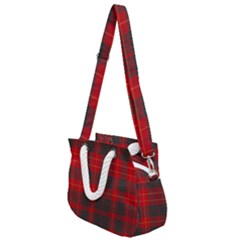 Cameron Clan Modern Tartan Rope Handles Shoulder Strap Bag