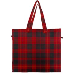 Cameron Clan Modern Tartan Canvas Travel Bag by tartantotartansred2