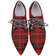 Boyd Modern Tartan 2 Pointed Oxford Shoes by tartantotartansred2