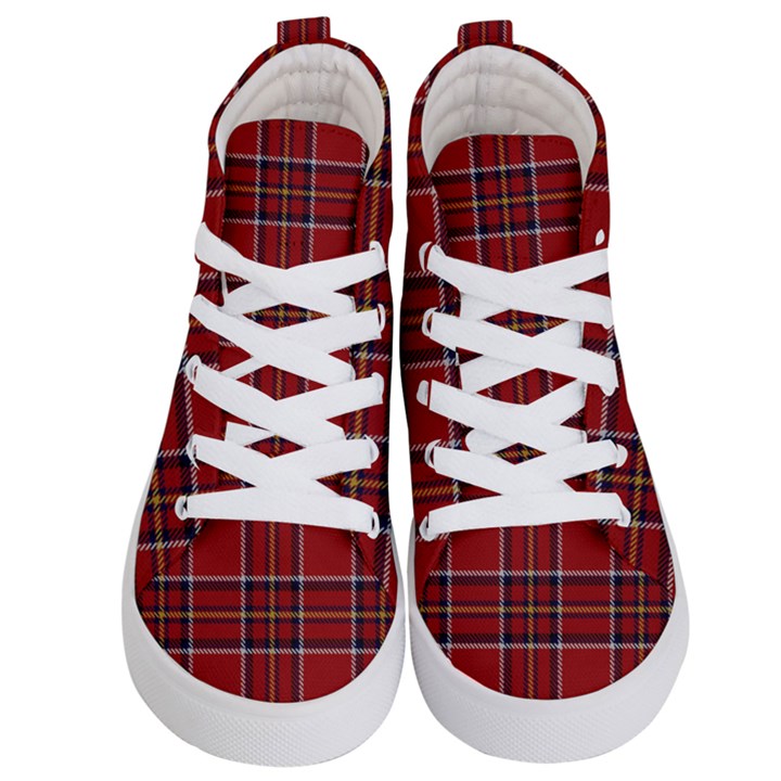 Brodie Clan Tartan 2 Kids  Hi-Top Skate Sneakers