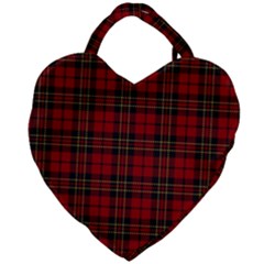 Brodie Clan Tartan Giant Heart Shaped Tote by tartantotartansred2