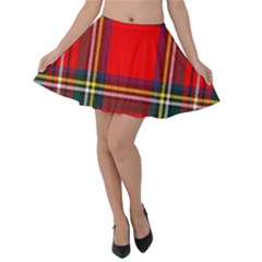 Stewart Royal Modern Heavy Weight Tartan Velvet Skater Skirt by tartantotartansreddesign