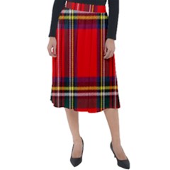 Stewart Royal Modern Heavy Weight Tartan Classic Velour Midi Skirt  by tartantotartansreddesign