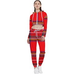 Stewart Royal Modern Heavy Weight Tartan Cropped Zip Up Lounge Set by tartantotartansreddesign