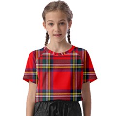 Stewart Royal Modern Heavy Weight Tartan Kids  Basic Tee by tartantotartansreddesign