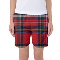 Stewart Royal Modern Tartan Women s Basketball Shorts by tartantotartansreddesign