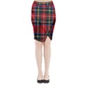 Stewart Royal Modern Tartan Midi Wrap Pencil Skirt View1