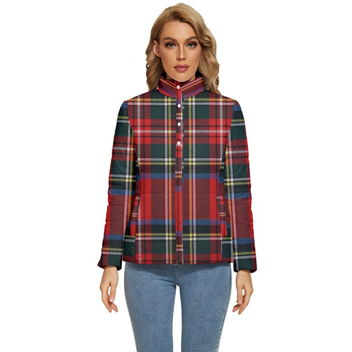 Stewart Royal Modern Tartan Women s Puffer Bubble Jacket Coat