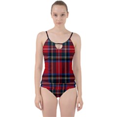 Stewart Royal Modern Tartan Cut Out Top Tankini Set