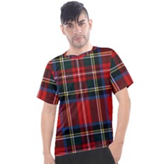 Stewart Royal Modern Tartan Men s Sport Top by tartantotartansreddesign