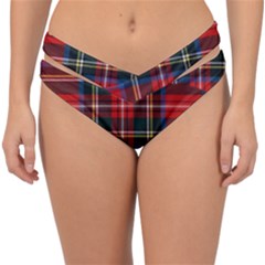 Stewart Royal Modern Tartan Double Strap Halter Bikini Bottom by tartantotartansreddesign