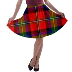 Boyd Tartan A-line Skater Skirt by tartantotartansreddesign