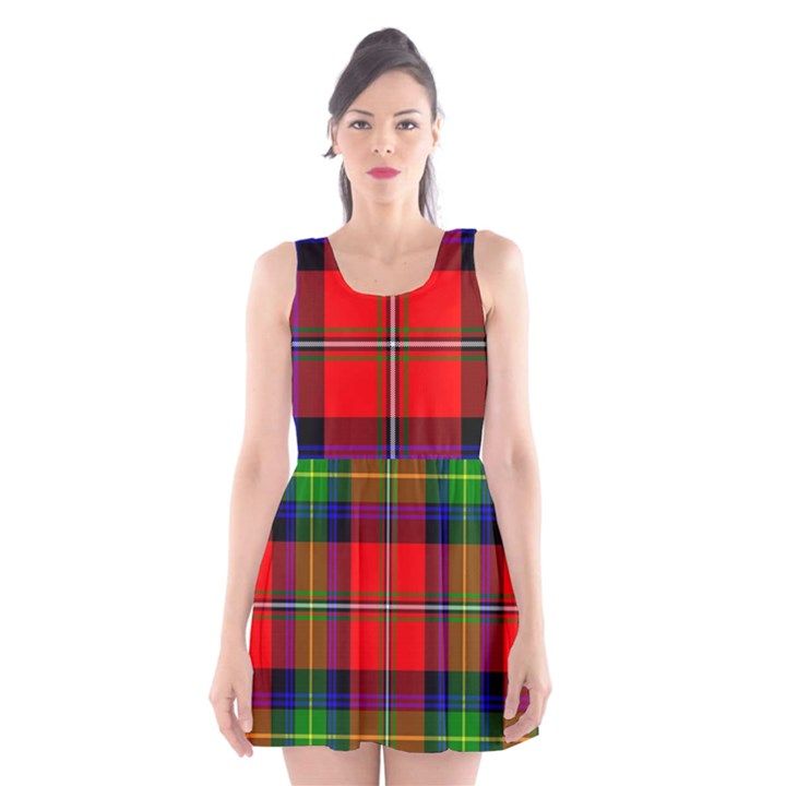 Boyd Tartan Scoop Neck Skater Dress