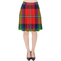 Boyd Tartan Velvet High Waist Skirt by tartantotartansreddesign