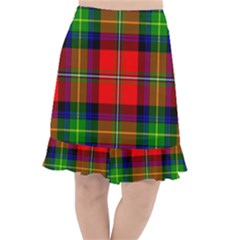 Boyd Tartan Fishtail Chiffon Skirt by tartantotartansreddesign