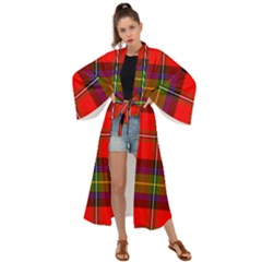 Boyd Tartan Maxi Kimono by tartantotartansreddesign