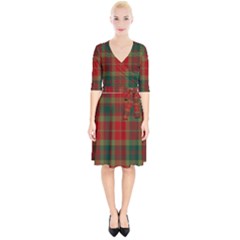 78th  Fraser Highlanders Tartan Wrap Up Cocktail Dress by tartantotartansreddesign